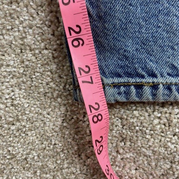 Nasty Gal Womens High Rise Destroyed Mom Jeans US 4 Medium Wash Distressed - Picture 3 of 9